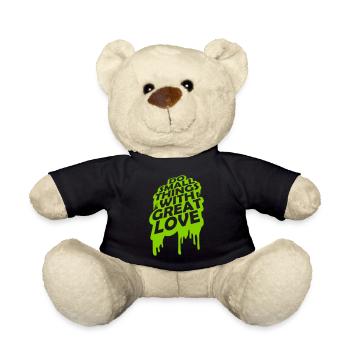 Zitat do small things - Teddy - Schwarz - Vorne