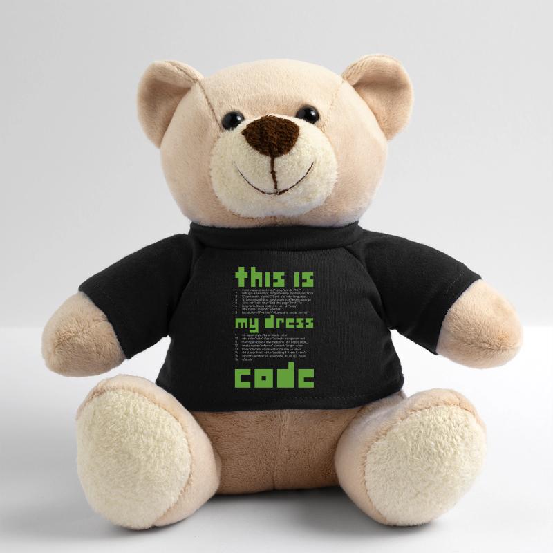 This is my Dress Coder Coder Programming Teddy