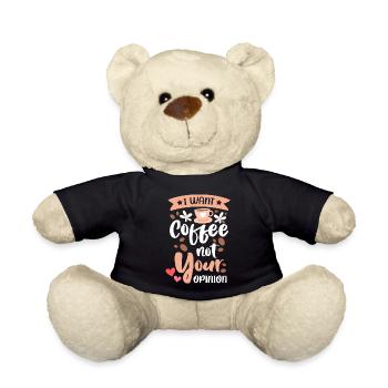 Kaffeeliebhaber Energie Espresso Getränk - Teddy - Schwarz - Vorne