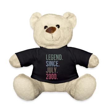 Legend Since July 2000 - Teddy Bear - black - Front