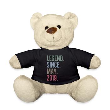 Legend Since May 2019 - Teddy Bear - black - Front