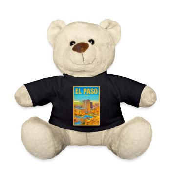 El Paso Skyline Retro - Teddy - Schwarz - Vorne