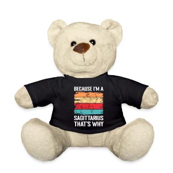 Zodiac sign Star Energy - Teddy Bear - black - Front