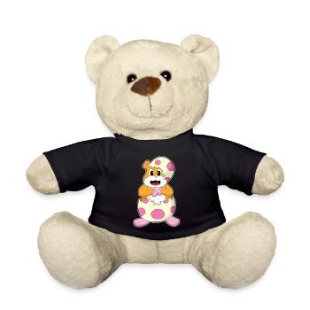 Hamster Eierschale  - Teddy - Schwarz - Vorne