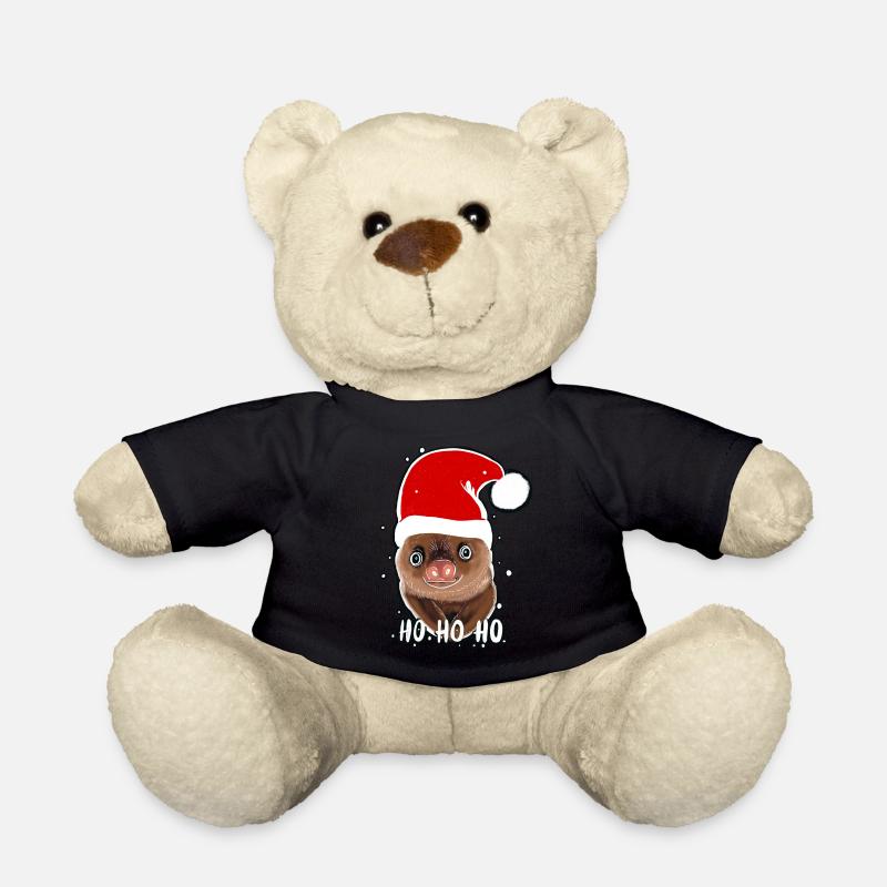 Merry Slothmas - Jolly Sloth - Merry Christmas - Teddy - Schwarz