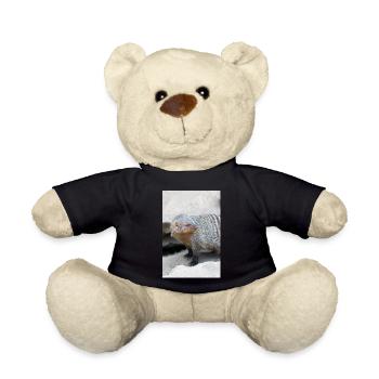 Banded Mongoose or Zebra Mongoose - Teddy Bear - black - Front