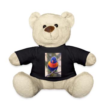 Rainbow lorikeet (Allfarblori, Trichoglossus) - Teddy Bear - black - Front