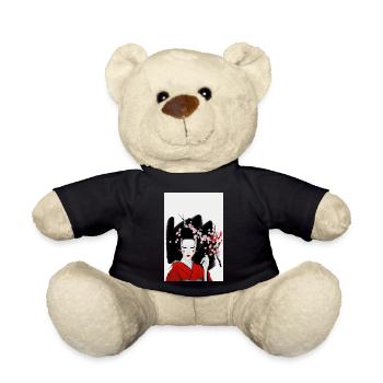 Blutige Geisha - Teddy - Schwarz - Vorne