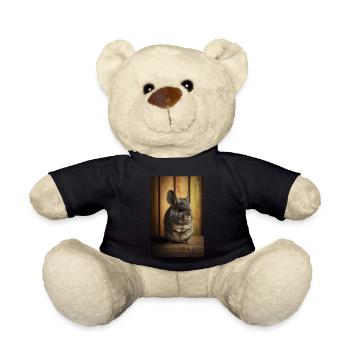 Chinchilla Realistisch Tier - Teddy - Schwarz - Vorne