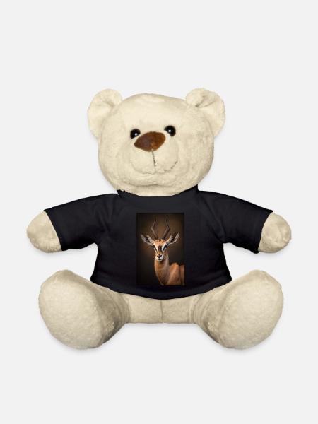 Gazelle safari Afrika tier - Teddy - Schwarz