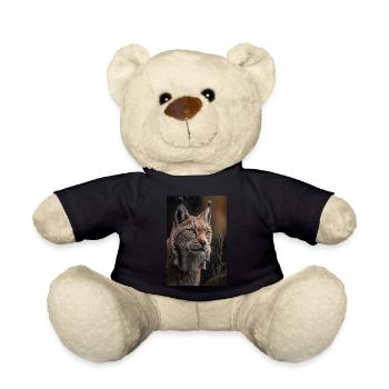 Lynx - Teddy Bear - black - Front