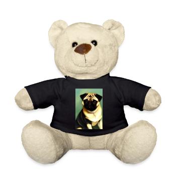 Mops Hund - Teddy - Schwarz - Vorne
