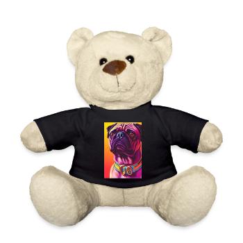 Mops Hund - Teddy - Schwarz - Vorne