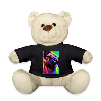 Mops Hund - Teddy - Schwarz - Vorne