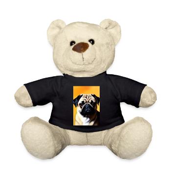 Mops Hund - Teddy - Schwarz - Vorne