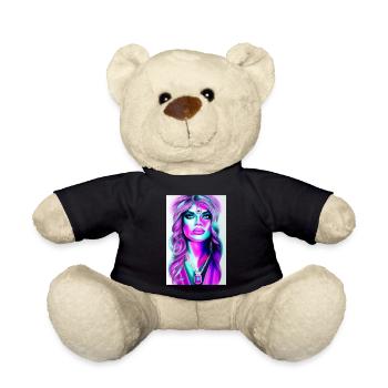 Femme avec des bijoux - Nounours - noir - Devant