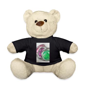 Gemstones - Teddy Bear - black - Front