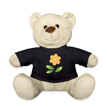 Florist Flower Plant Nature Gardener - Teddy Bear - black - Front