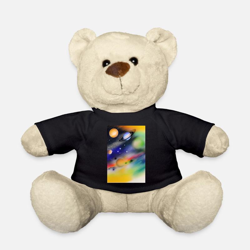Espace et planètes - Nounours - noir