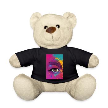 Abstrakte Kunst - Teddy - Schwarz - Vorne