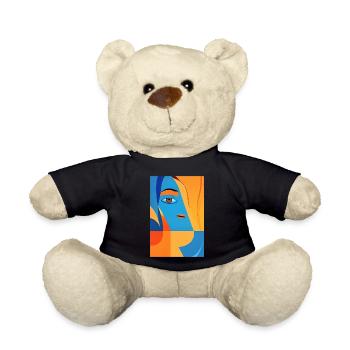 Abstrakte Kunst - Teddy - Schwarz - Vorne