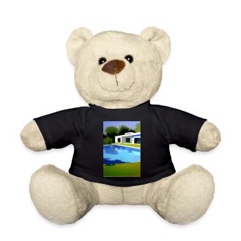 Weiße Villa mit Pool - Teddy - Schwarz - Vorne