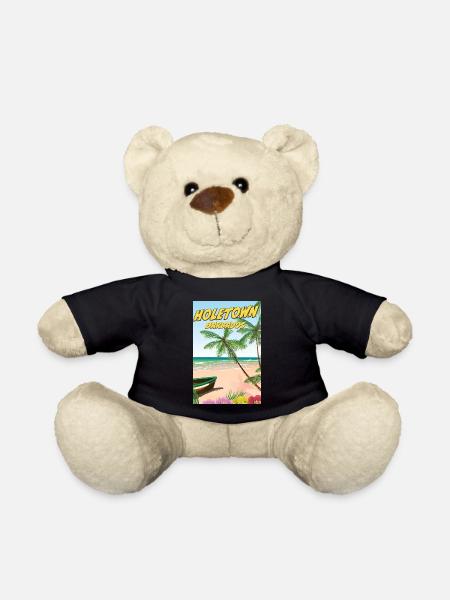 Holetown Barbados - Teddy Bear - black