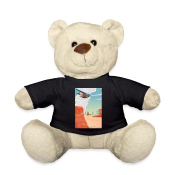 Cartoon Grand Canyon - Teddy Bear - black - Front