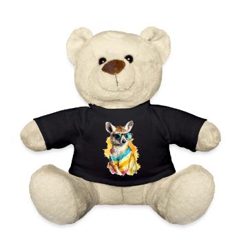 Liko der bebrillte Numbat - Teddy - Schwarz - Vorne