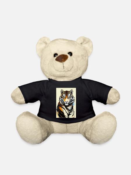 Inkpunk Tiger 1 - Teddy - Schwarz