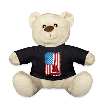 4. Juli Segeln USA - Teddy - Schwarz - Vorne