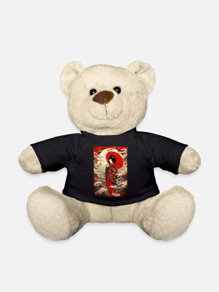 Cadeau de geisha japonaise - Nounours - noir