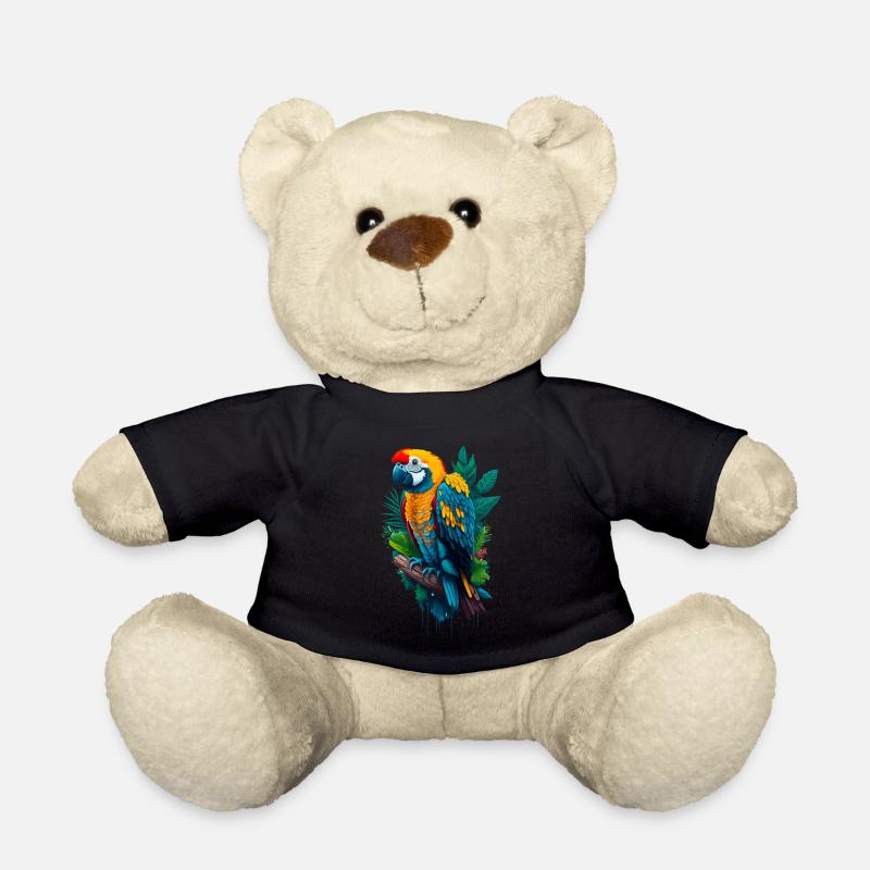 macaw - Teddy Bear - black