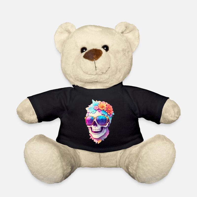 Totenkopf - Teddy - Schwarz
