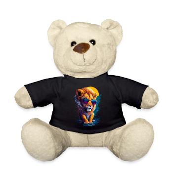Niedlicher Babylöwe - Teddy - Schwarz - Vorne