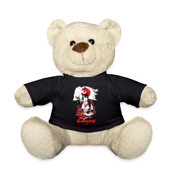 Japan Samurai Anime - Teddy - Schwarz - Vorne