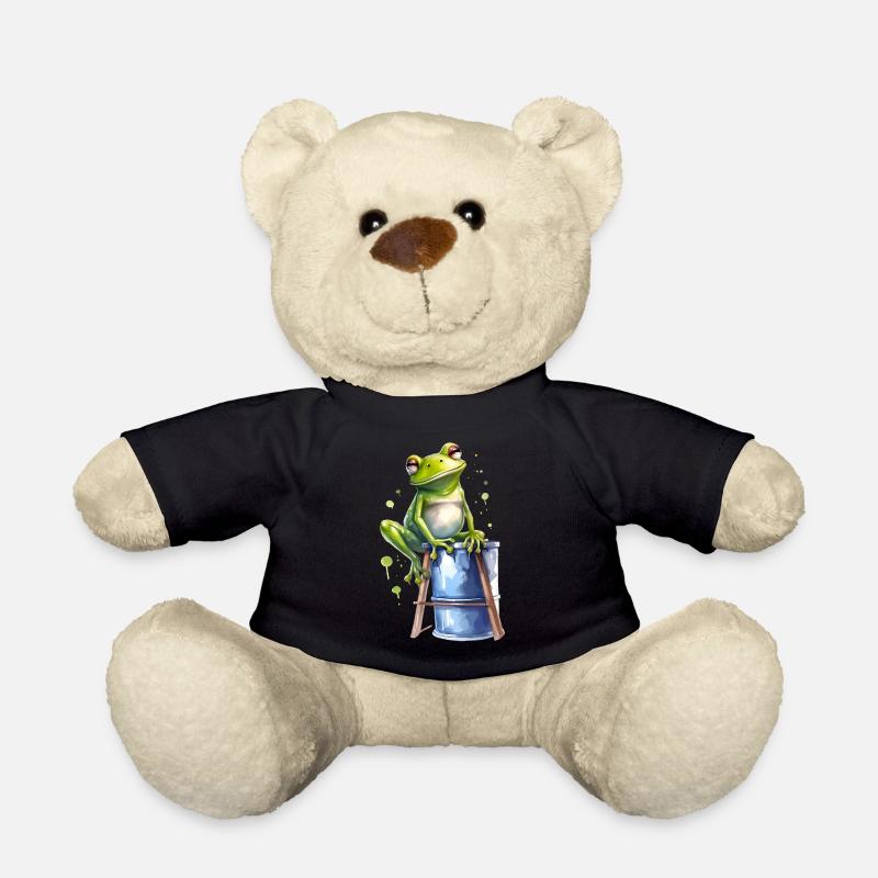 Cooler Wetterfrosch - Teddy - Schwarz