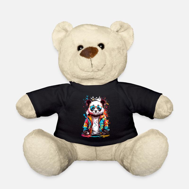 Coole Panda - Teddy - Schwarz