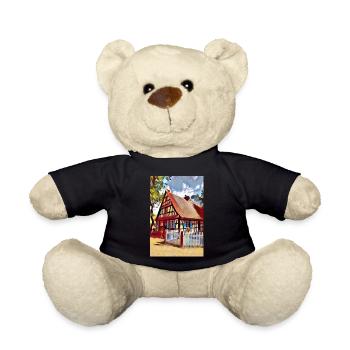Maison Alsacienne Dessin - Nounours - noir - Devant