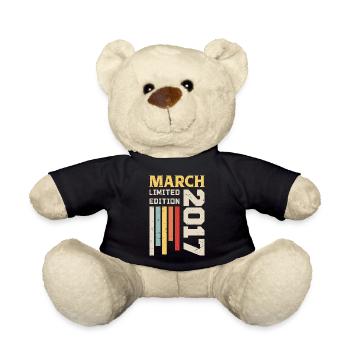 March 2017 - Birthday gift March 2017 March - Teddy Bear - black - Front