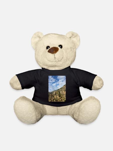Berg Berge Berglandschaft Poster - Teddy - Schwarz