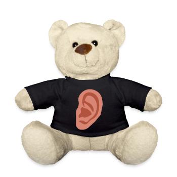 Großes Ohr - Teddy - Schwarz - Vorne