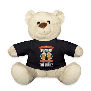Bar Disko Whiskey Beruf - Teddy - Schwarz - Vorne