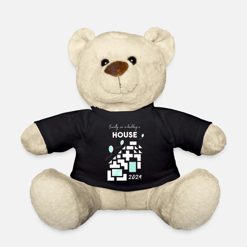 building a house home - Teddy - Schwarz