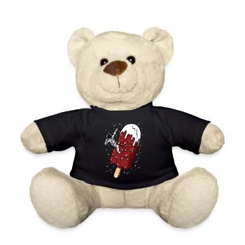 Astronaut - Schokoladen-Eisstiel - Humorvoll - Teddy - Schwarz - Vorne