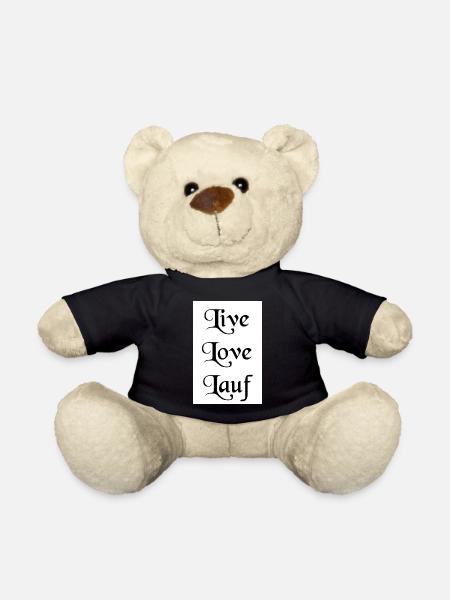 Live Love Lauf - Teddy - Schwarz