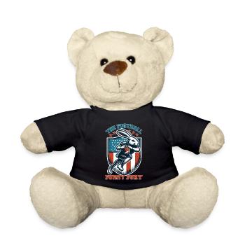 Hare Today, Gone Tomorrow: The Football Furry Fury - Teddy Bear - black - Front