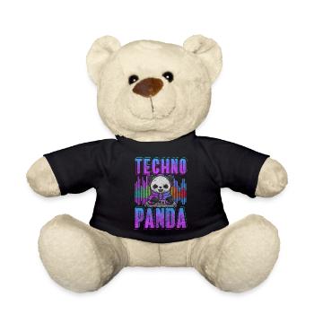 Rave Minimal Jumpstyle - Nounours - noir - Devant