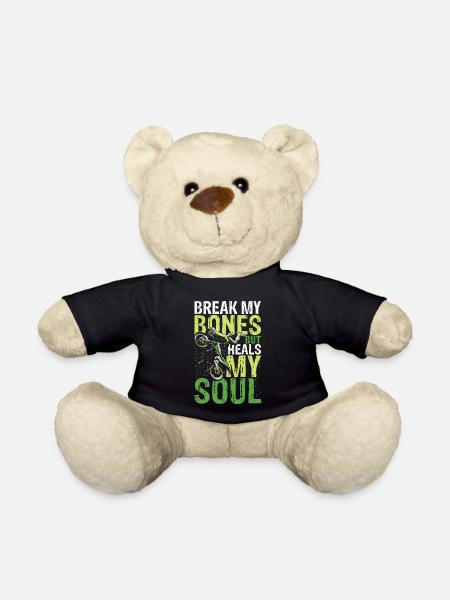 Break my bones but heals my soul - Teddy - Schwarz