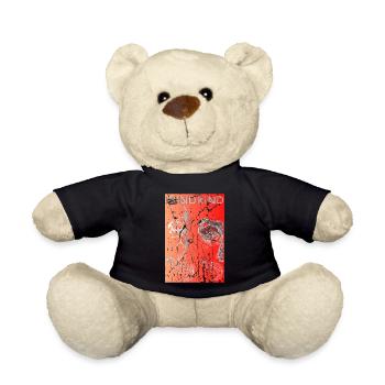 Surreal orange - Teddy Bear - black - Front